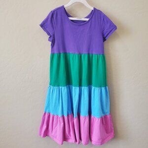 Hanna Andersson Girls Dress Size 10 Multicolor